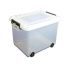 Araven Mobile Food Storage Bin With Lid