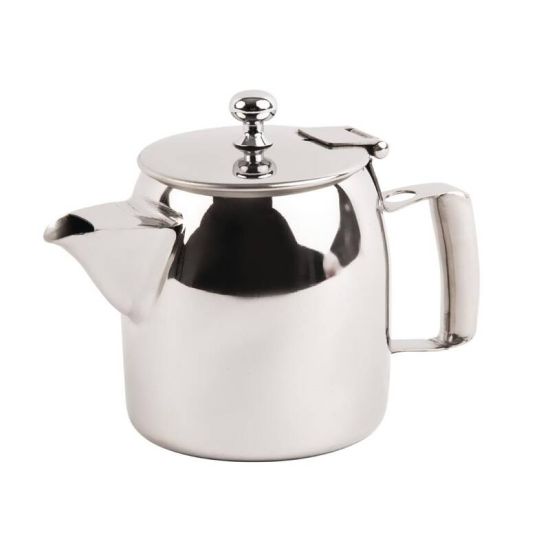 Olympia Cosmos Tea Pot Stainless Steel 12oz URO J321