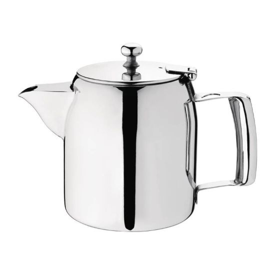 Olympia Cosmos Tea Pot Stainless Steel 20oz URO J322