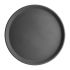 Kristallon Fibreglass Round Non-Slip Tray Black 356mm