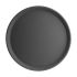 Kristallon Fibreglass Round Non-Slip Tray Black 406mm