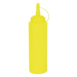 Vogue Yellow Squeeze Sauce Bottle 8oz