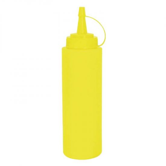 Vogue Yellow Squeeze Sauce Bottle 8oz URO K056