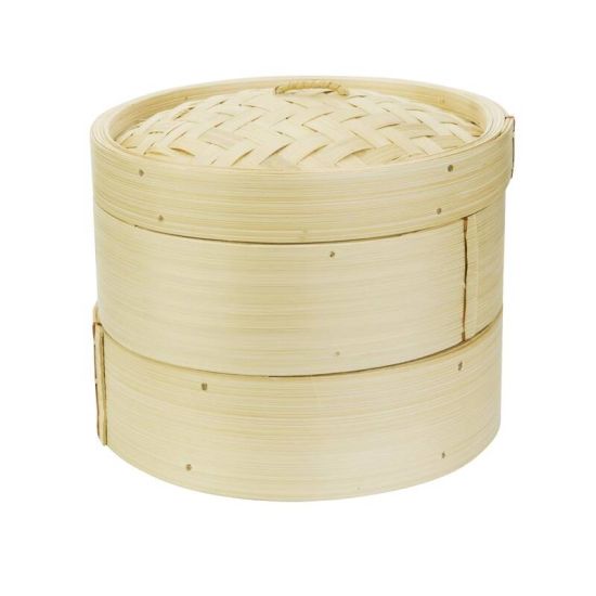 Vogue Bamboo Food Steamer 203mm URO K303