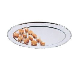 Olympia Stainless Steel Oval Service Tray 350mm Olympia Stainless Steel Oval Service Tray 350mm