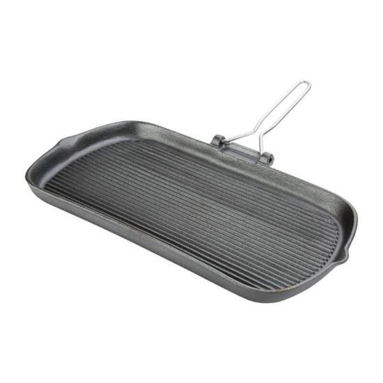 Vogue Cast Iron Grill Pan URO K417