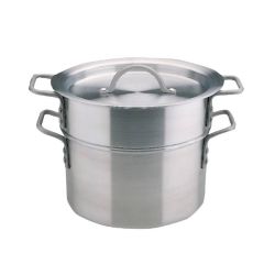 Vogue Aluminium Double Boiler Pan 10Ltr
