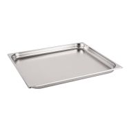 Vogue Stainless Steel 2/1 Gastronorm Pan 40mm
