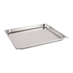 Vogue Stainless Steel 2/1 Gastronorm Pan 40mm Vogue Stainless Steel 2/1 Gastronorm Pan 40mm