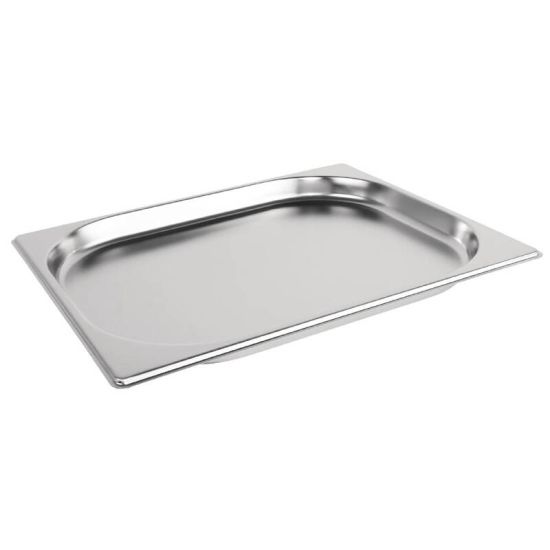 Vogue Stainless Steel 1/2 Gastronorm Pan 20mm URO K906