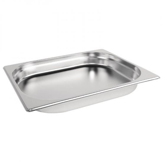 Vogue Stainless Steel 1/2 Gastronorm Pan 40mm URO K925