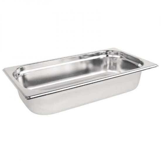 Vogue Stainless Steel 1/3 Gastronorm Pan 65mm URO K929
