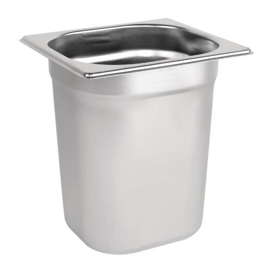 Vogue Stainless Steel 1/6 Gastronorm Pan 200mm URO K995 Vogue Stainless Steel 1/6 Gastronorm Pan 200mm URO K995