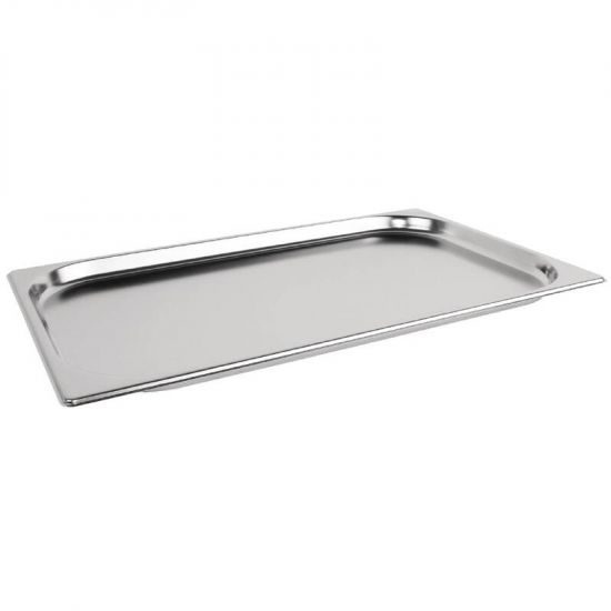 Vogue Stainless Steel 1/1 Gastronorm Pan 20mm URO K998