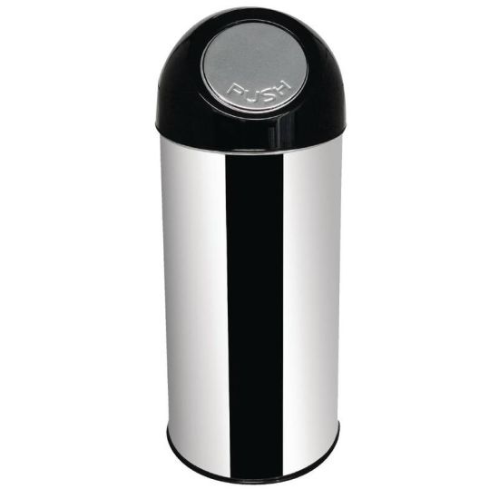 Bolero Stainless Steel Bullet Bin 50Ltr URO L044