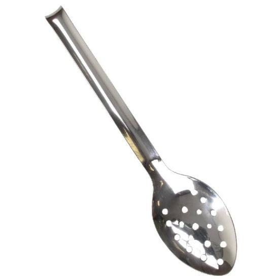 Vogue Perforated Spoon With Hook 12in URO L670 Vogue Perforated Spoon With Hook 12in URO L670