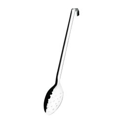 Vogue Long Perforated Spoon with Hook 16 Inch