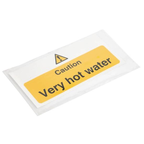 Vogue Caution Very Hot Water Sign URO L849