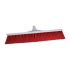 SYR Hygiene Broom Head Stiff Bristle Red
