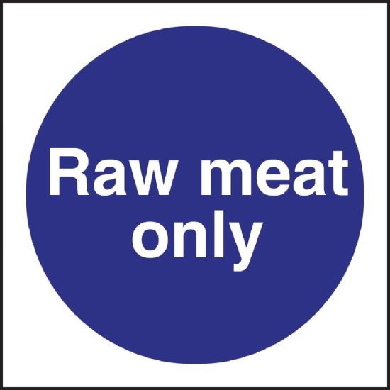 Vogue Raw Meat Only Sign URO L958