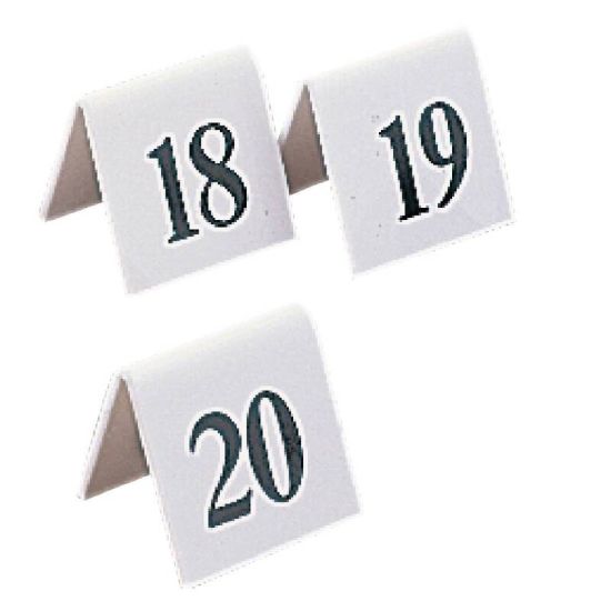 Plastic Table Numbers 31-40 URO L984 Plastic Table Numbers 31-40 URO L984