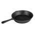 Vogue Round Cast Iron Ribbed Skillet Pan