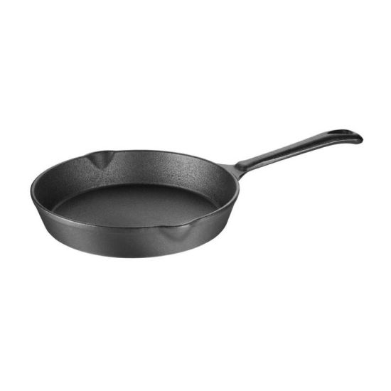 Vogue Round Cast Iron Skillet Pan 203mm URO M654 Vogue Round Cast Iron Skillet Pan 203mm URO M654
