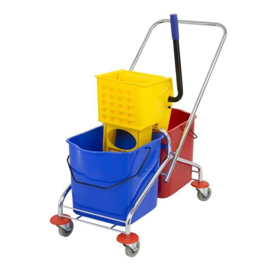 Jantex Dual Bucket Mop Wringer With Frame URO M880 Jantex Dual Bucket Mop Wringer With Frame URO M880
