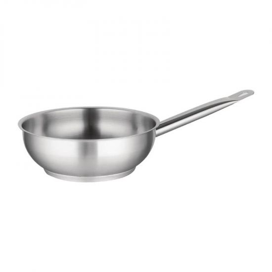 Vogue Stainless Steel Saute Pan 240mm URO M923