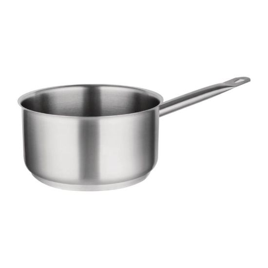 Vogue Stainless Steel Saucepan 3Ltr URO M944 Vogue Stainless Steel Saucepan 3Ltr URO M944