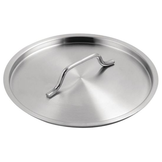 Vogue Stainless Steel Saucepan Lid 200mm URO M949 Vogue Stainless Steel Saucepan Lid 200mm URO M949