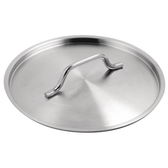 Vogue Stainless Steel Saucepan Lid 240mm URO M950 Vogue Stainless Steel Saucepan Lid 240mm URO M950