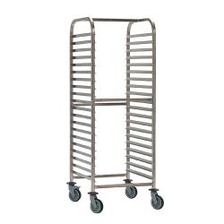 Bourgeat Double Gastronorm Racking Trolley 20 Shelves Bourgeat Double Gastronorm Racking Trolley 20 Shelves