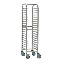Bourgeat Full Gastronorm Racking Trolley 20 Shelf Bourgeat Full Gastronorm Racking Trolley 20 Shelf