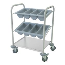 Craven Steel Cutlery Trolley Craven Steel Cutlery Trolley