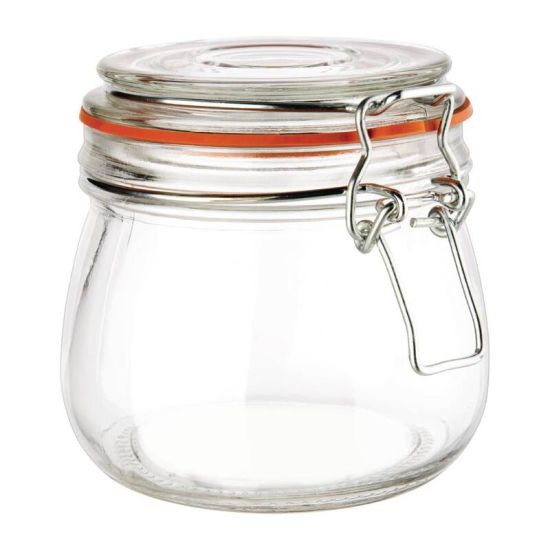 Vogue Clip Top Preserve Jar 500ml URO P490 Vogue Clip Top Preserve Jar 500ml URO P490