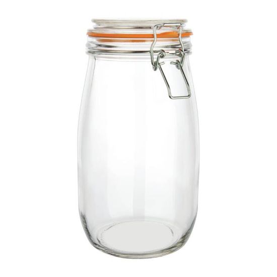 Vogue Clip Top Preserve Jar 1.5Ltr URO P493 Vogue Clip Top Preserve Jar 1.5Ltr URO P493