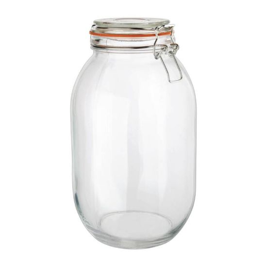 Vogue Clip Top Preserve Jar 2Ltr URO P494 Vogue Clip Top Preserve Jar 2Ltr URO P494