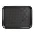 Kristallon Medium Polypropylene Fast Food Tray Black 415mm