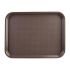 Kristallon Large Polypropylene Fast Food Tray Brown 450mm