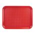 Kristallon Large Polypropylene Fast Food Tray Red 450mm