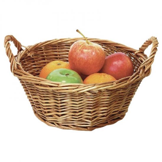 Olympia Willow Small Round Table Basket 240mm URO P762