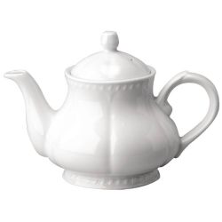 Churchill Buckingham White Teapots 600ml (Pack Of 4)