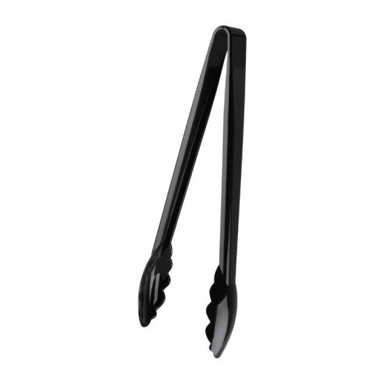 Vogue Black Tongs 12in URO P925