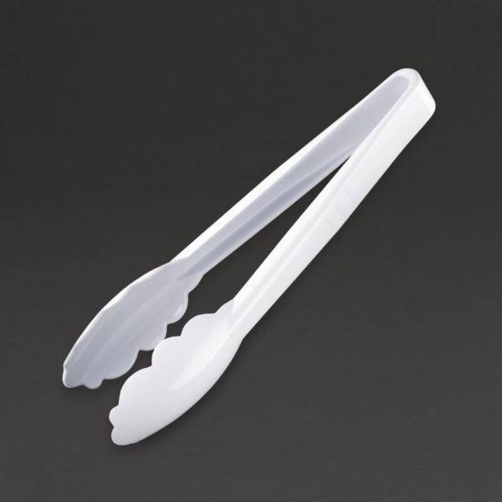 Vogue White Tongs 9in URO P941 Vogue White Tongs 9in URO P941