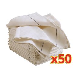Bulk Buy Cotton Waiting Cloths (Pack Of 50) Bulk Buy Cotton Waiting Cloths (Pack Of 50)