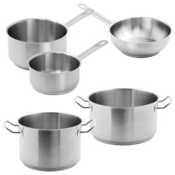 Special Offer - 5 Vogue Pack Of Casserole, Stew and Saute Pans Special Offer - 5 Vogue Pack Of Casserole, Stew and Saute Pans