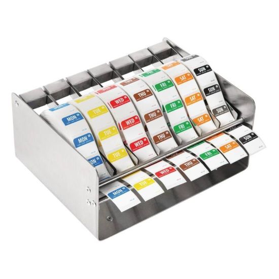 Day Of The Week Removable 1 Inch Food Labels And Dispenser URO S154 Day Of The Week Removable 1 Inch Food Labels And Dispenser URO S154