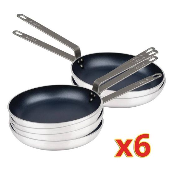 Bulk Buy Pack Of 6 Vogue Non-Stick Frypans URO S210 Bulk Buy Pack Of 6 Vogue Non-Stick Frypans URO S210