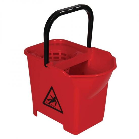 Jantex Colour Coded Mop Bucket Red URO S222